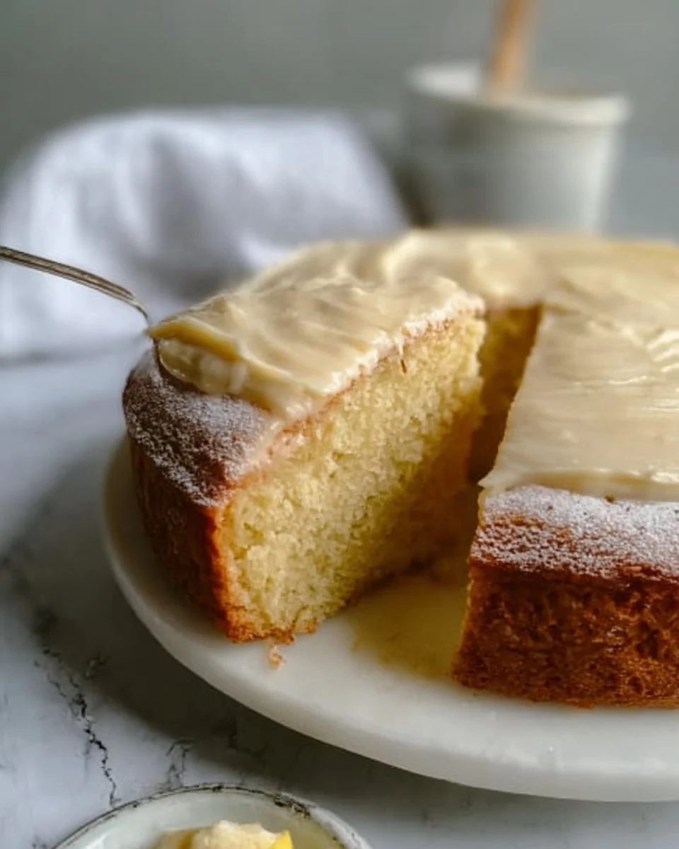 Simple Vanilla Cake (One Bowl & No Electric Mixer)