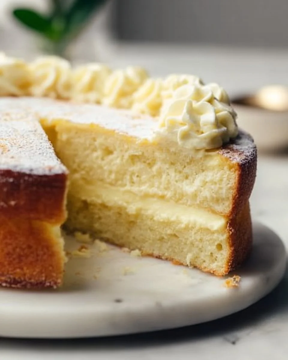 Vanilla Custard Cake