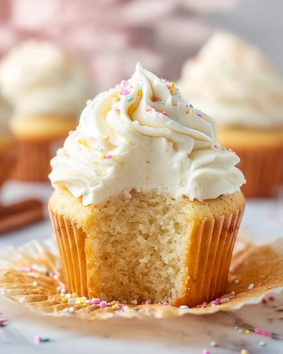 Easy Homemade Vanilla Cupcakes Recipe