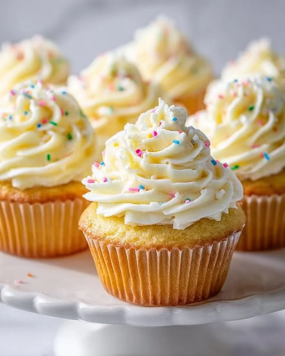 Easy Homemade Vanilla Cupcakes Recipe