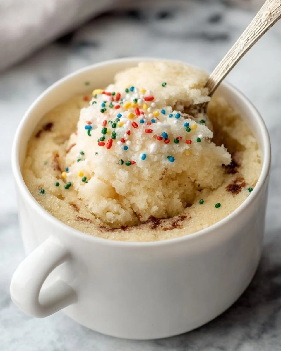 Microwave Vanilla Mug Cake