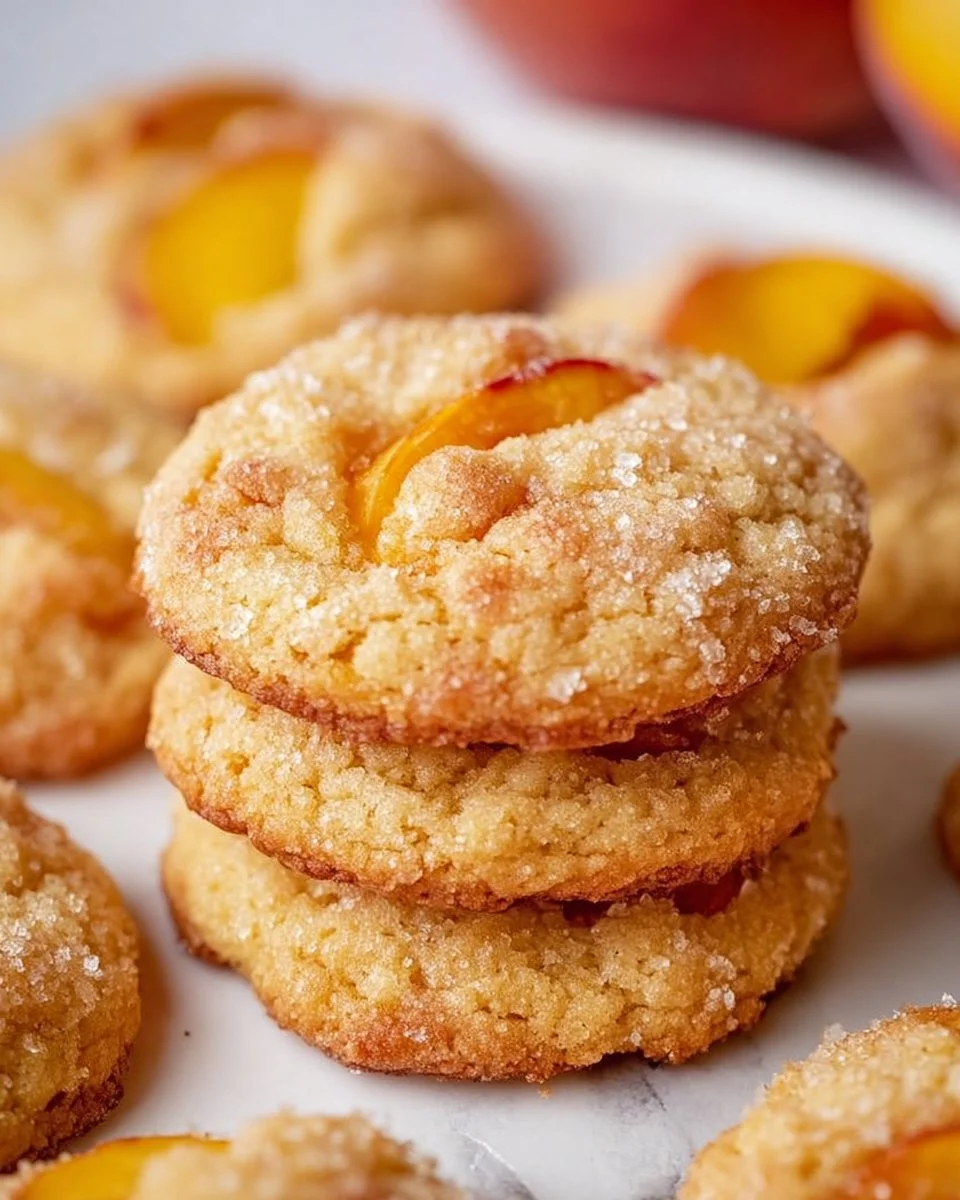 Peach Cobbler Cookies